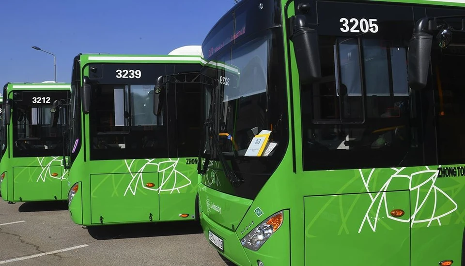 Алматинские автобусы восьми маршрутов будут теперь курсировать по измененной схеме
