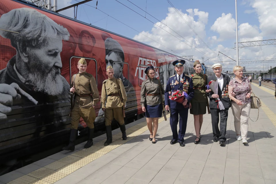 Стало известно, когда в Минске приедет Поезд Победы. Фото: rw.by