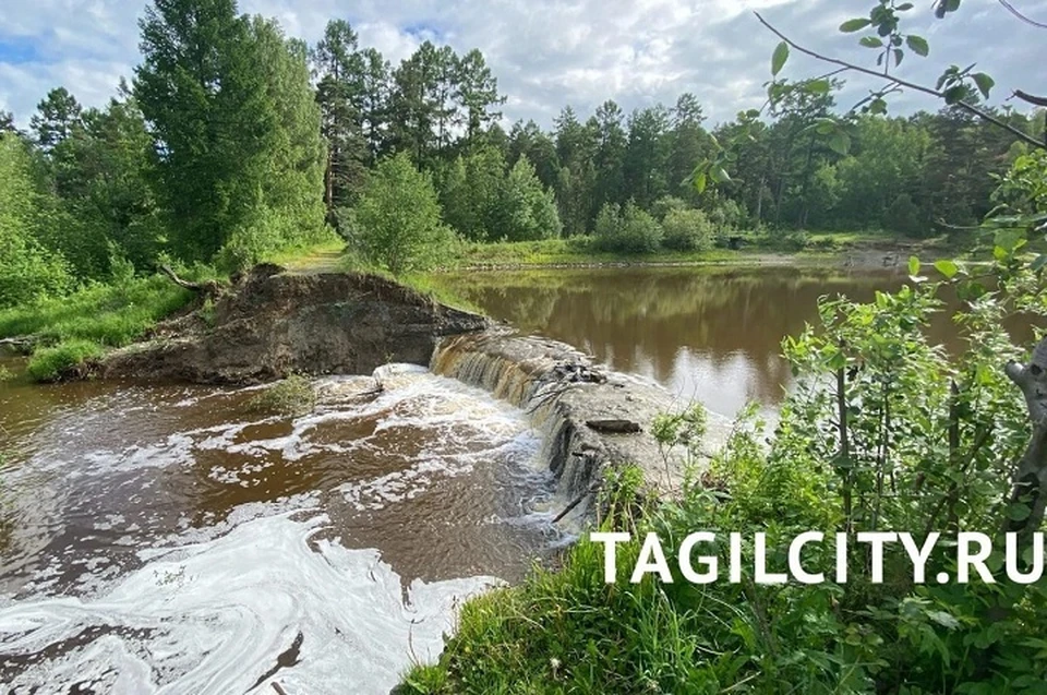 Плотину смыло из-за дождей в прошлом году. Фото: издание TagilCity.ru