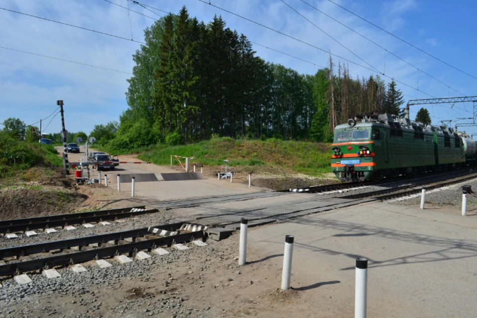 Ограничения будут действовать на переездах в Нововятском районе Кирова и Кирово-Чепецком районе области. Фото: пресс-служба ГЖД