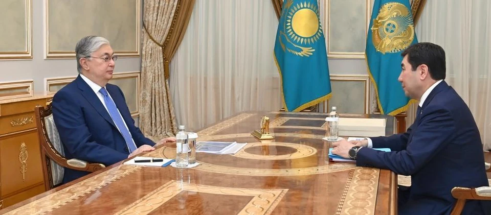 Касым-Жомарт Токаев и Ерлан Кошанов