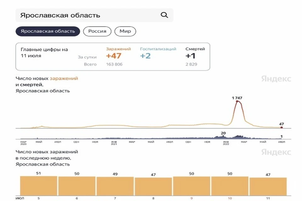 Скриншот Яндекс.Статистика