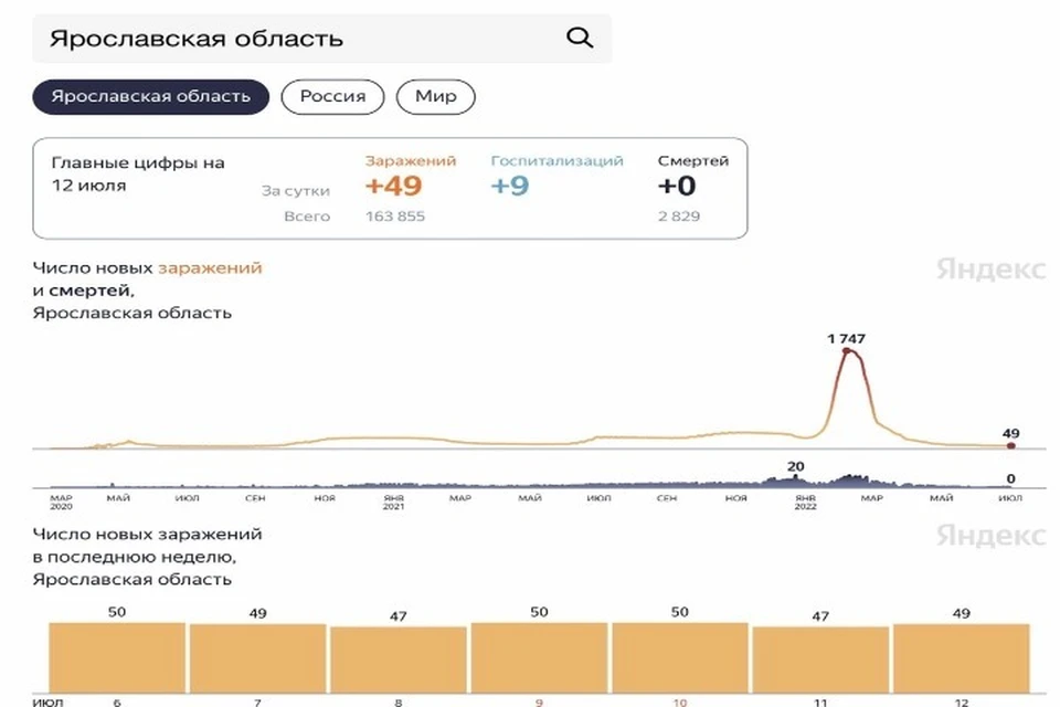 Скриншот Яндекс.Статистика