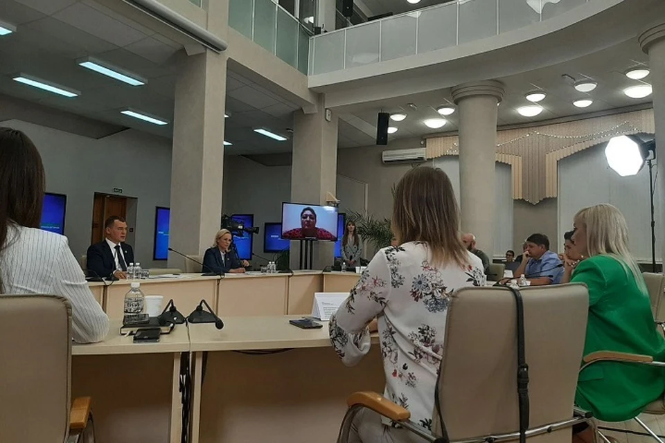 Михаил Дегтярев провел большую пресс-конференцию в Хабаровске