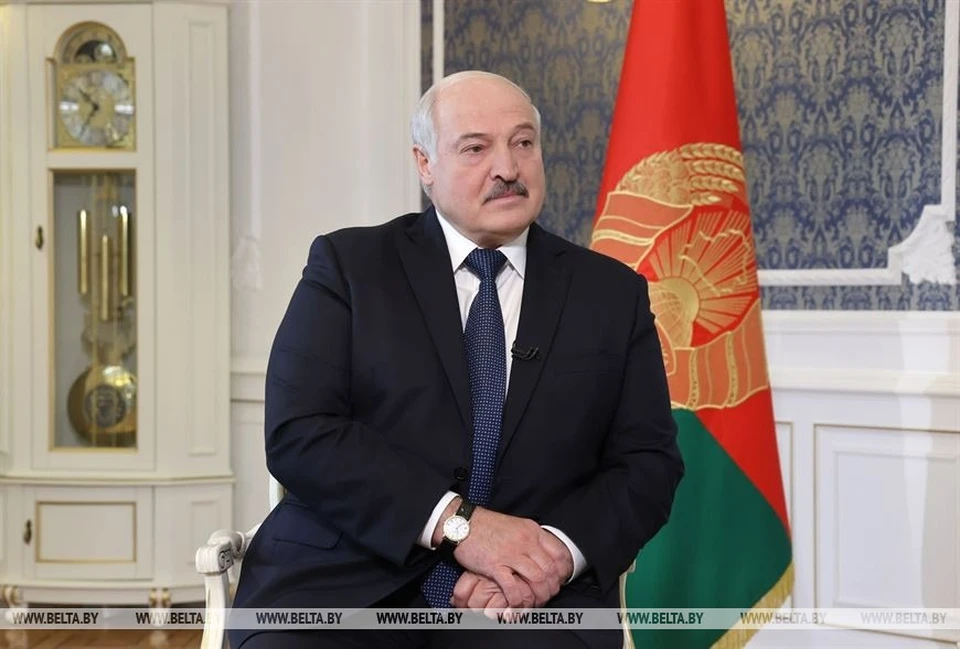На встрече с французским журналистом Лукашенко много говорил о военном конфликте в Украине. Фото: belta.by