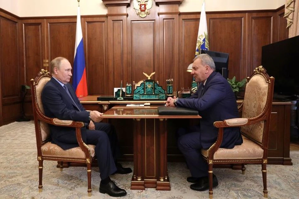 Путин встретился с новым главой «Роскосмоса» Юрием Борисовым Фото: сайт Кремля