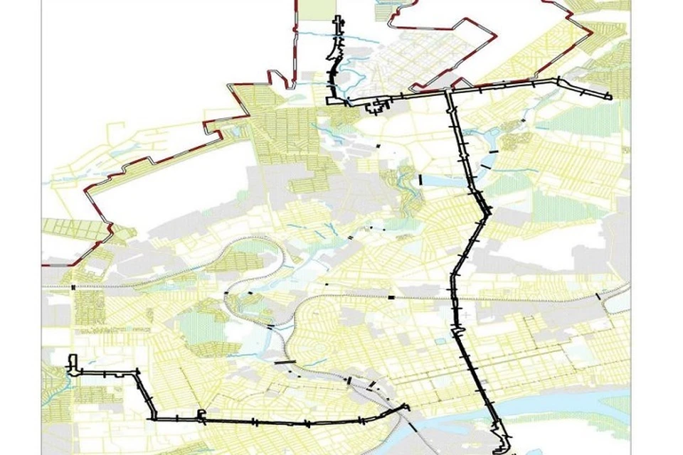Рассматривать будут направления от Северного к Дону и от Советского района к площади Сиверса. Фото: схема из постановления городской администрации