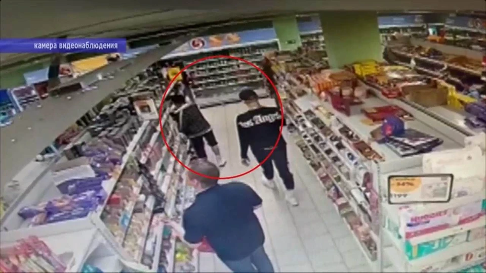 Кадр с видеозаписи