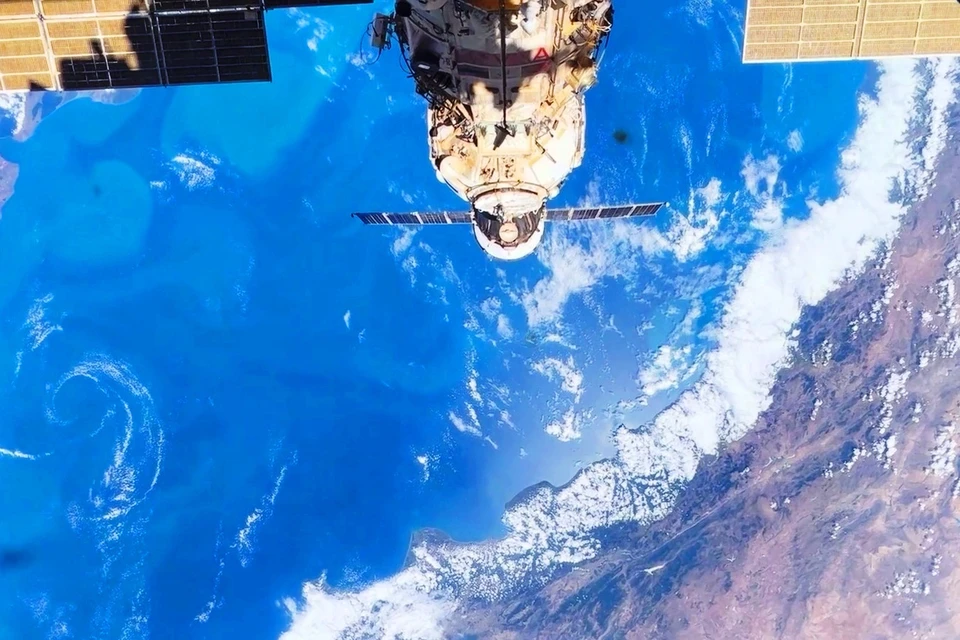 Российский космонавт Олег Артемьев во время нахождения на МКС снял на видео Черное море. Фото: t.me/oleg_mks