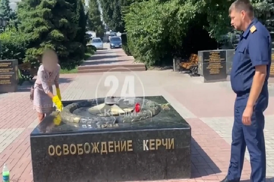 Решения суда по делу девушки еще нет. Фото: скрин из видео Крым 24