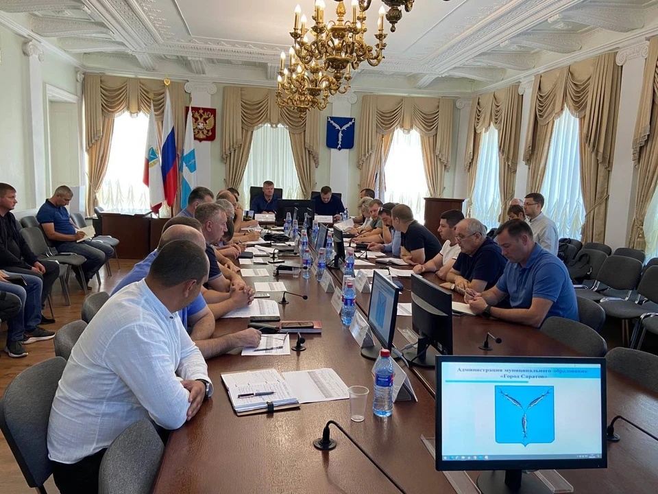 Михаил Исаев на совещании