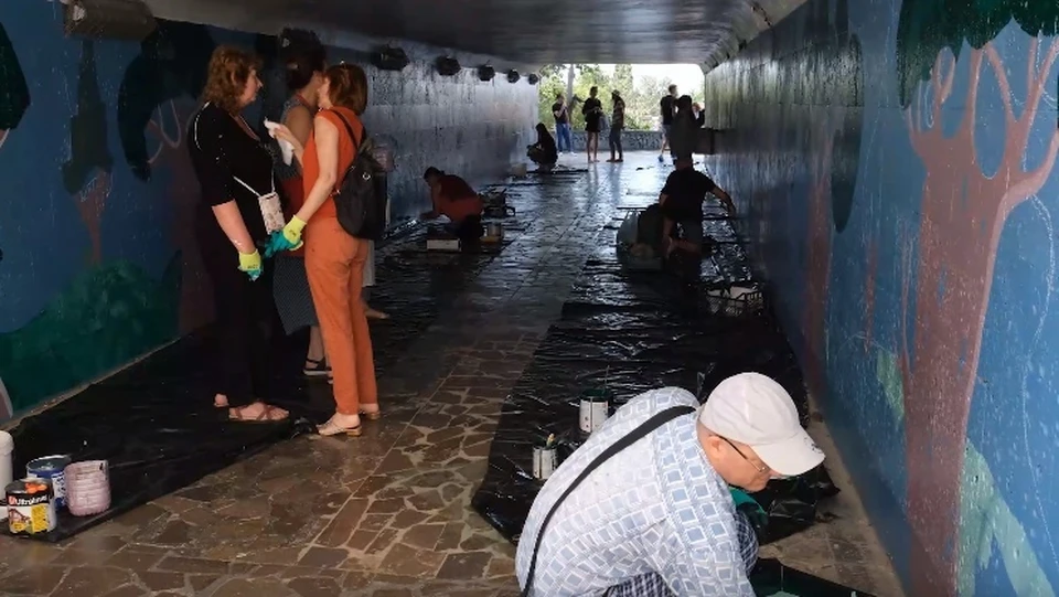 Администрация города активно поддерживает развитие стрит-артов на улице курорта. Фото: Янина Павленко / ТГ