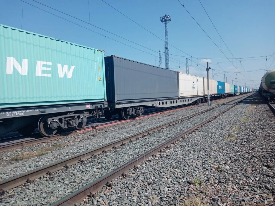 Груз приняли на контейнерном терминале станции Безымянка Куйбышевской железной дороги
