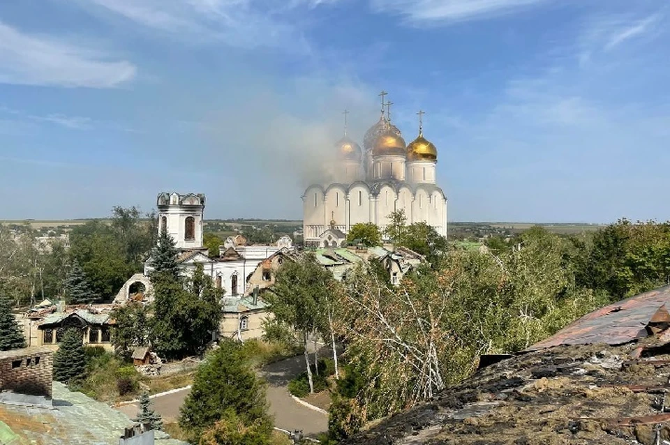 Никольский монастырь расположен в 30 километрах от Донецка. Фото: Штаб теробороны ДНР