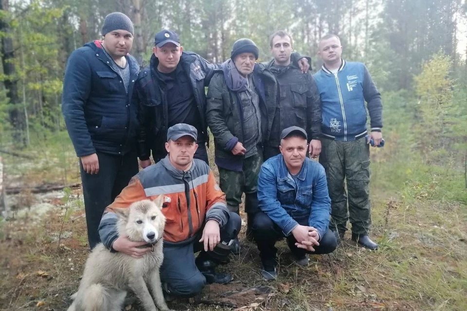 Потерявшийся в лесу пенсионер поблагодарил разыскавших его полицейских под Тулуном