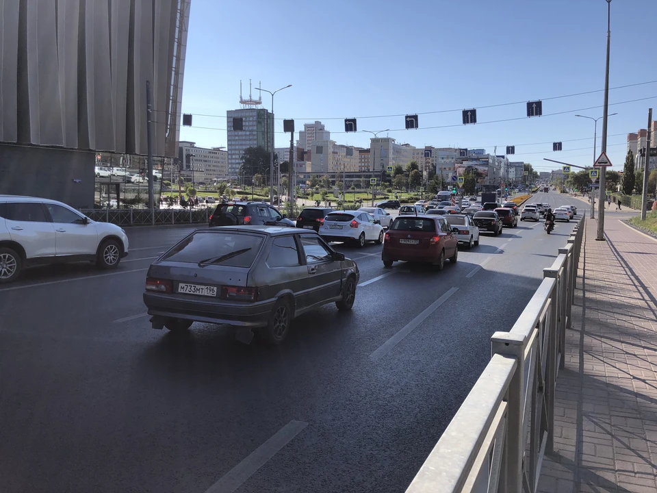 Пробки в Перми.