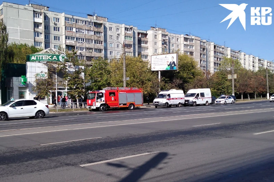 Снимок с места.