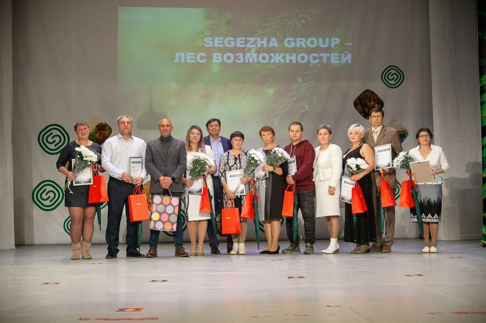 Президент Segezha Group вручил сотрудникам Сегежского ЦБК корпоративные почетные грамоты