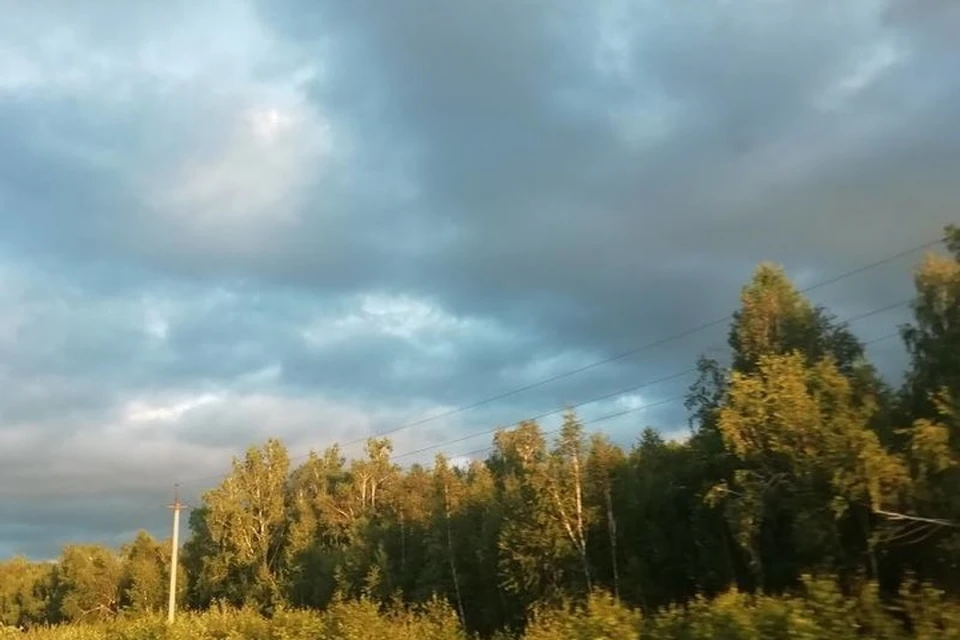 Вдобавок к урагану в Иркутске пошел град
