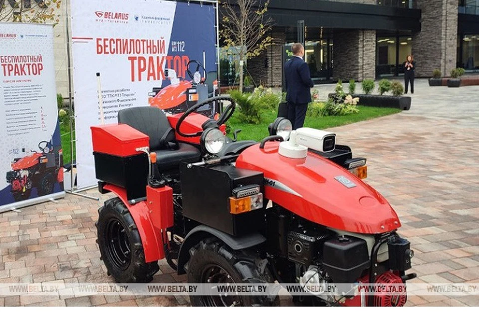 Беспилотные тракторы МТЗ будут массово выпускать в Беларуси. Фото: БелТА