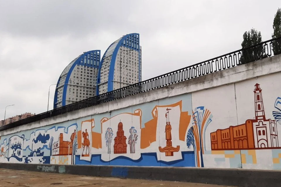 Так теперь выглядят бетонные стены.