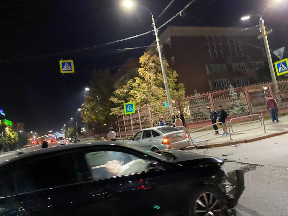Авария произошла в центре города