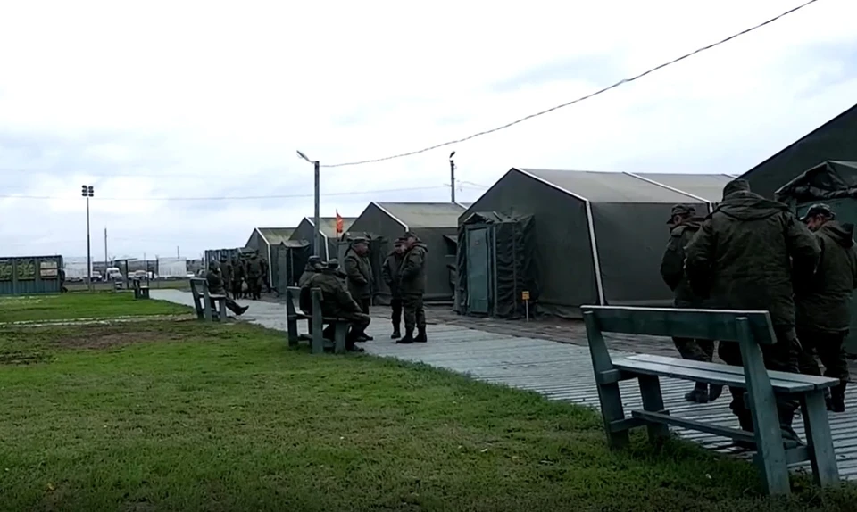 Военные показали, где расселили мобилизованных волгоградцев. Фото: пресс-служба ЮВО.