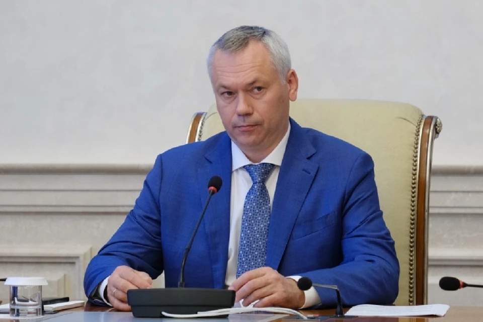Губернатор Андрей Травников прокомментировал присоединение новых регионов к РФ. Фото: Правительство НСО.