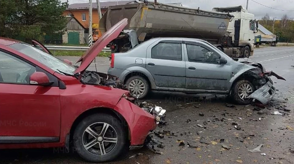 Фото с места аварии.