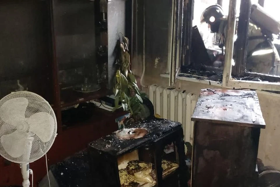 В Новосибирске проводится проверка по факту гибели мужчины на пожаре в Заельцовском районе. Фото: ГУ МЧС России по НСО