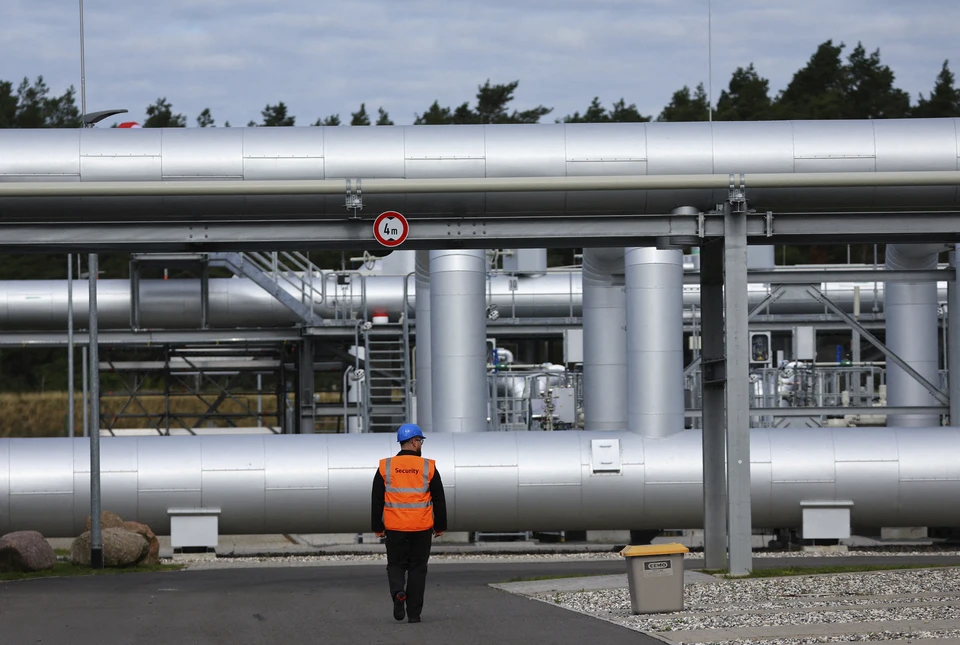 Объект берегового примыкания газопровода Nord Stream 2 в Любмине