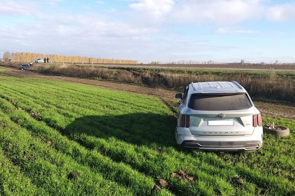 В Скопинском районе столкнулись Peugeot и KIA. Фото: пресс-служба УМВД по Рязанской области.