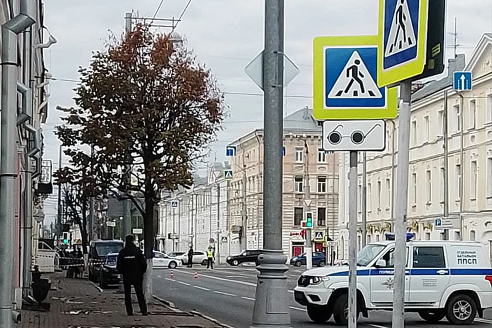 Полиция провела проверку у Вознесенского собора в Твери Фото: предоставлено очевидцем