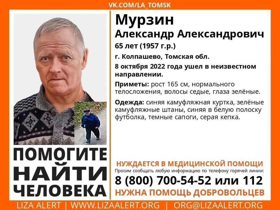 Фото: Поисковый отряд "ЛизаАлерт" Томской области
