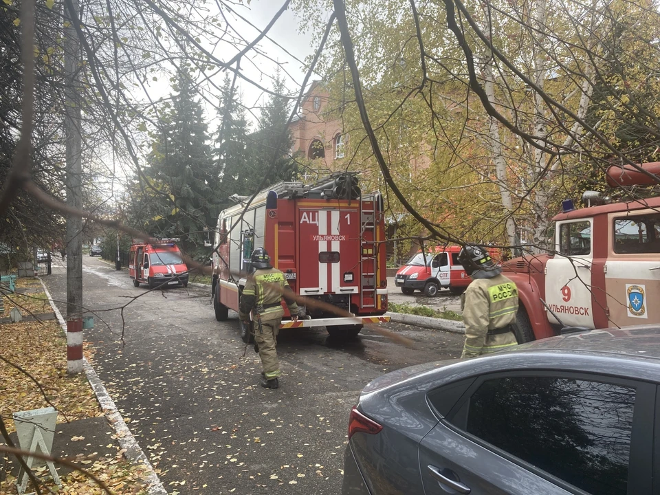 В Ульяновске тушили госпиталь ветеранов войн