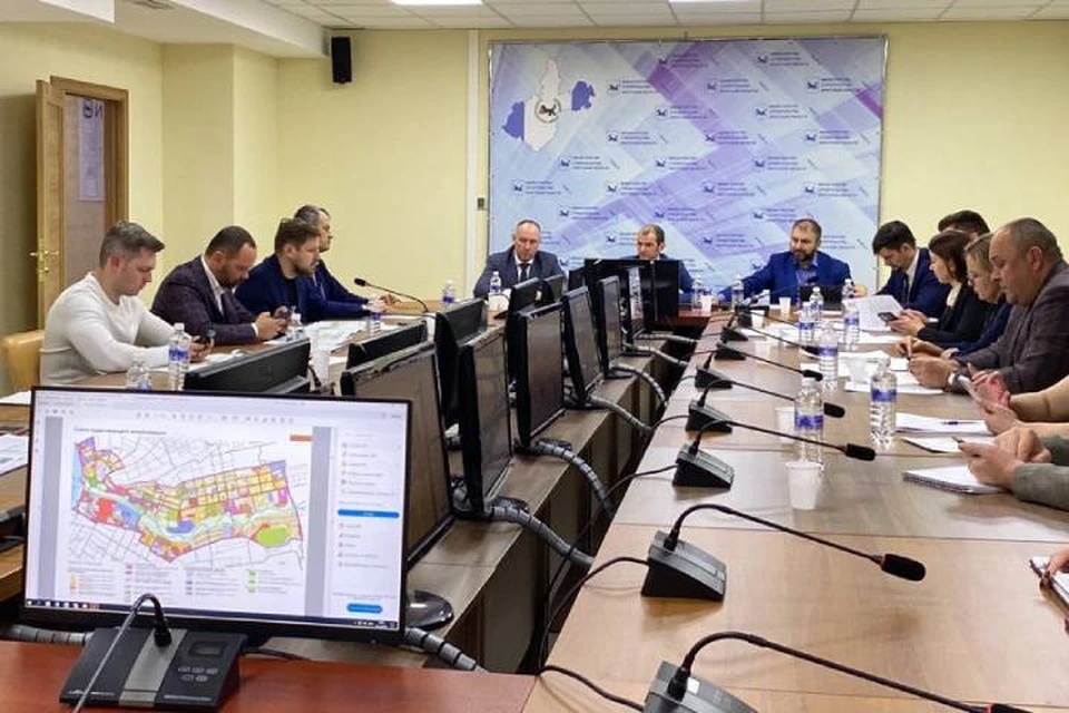 1,1 миллиона квадратных метров жилья построят в Знаменском предместье в Иркутске. Фото: Пресс-служба правительства Иркутской области.