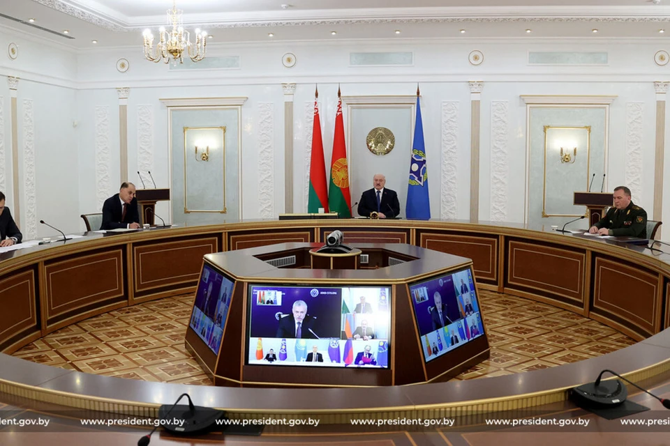 Лукашенко напомнил, что в ноябре в Ереване состоится встреча лидеров ОДКБ в очном формате. Фото: пресс-служба президента