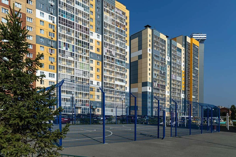 Квартал «Аквамарин» расположен в левобережной части Новосибирска в живописном уголке. Фото: ООО Метр