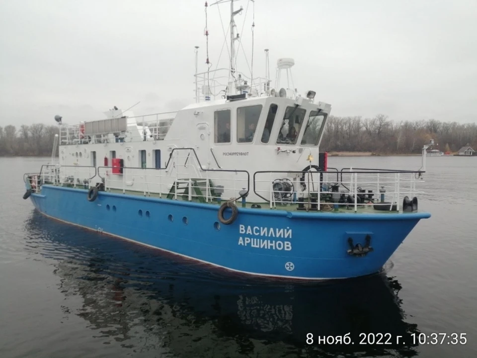 Приемка нового промерного судна состоялась 8 ноября 2022 года / Фото: morflot.gov.ru