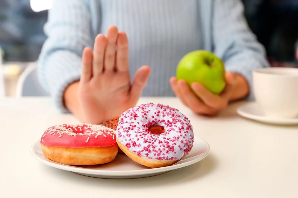 Необходимо расстаться с вредными пищевыми привычками, которые довели до диабета.