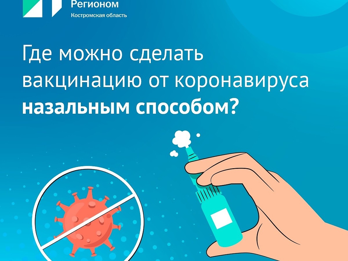 Где в Костромской области можно сделать назальную вакцину от коронавируса:  полный список больниц - KP.RU