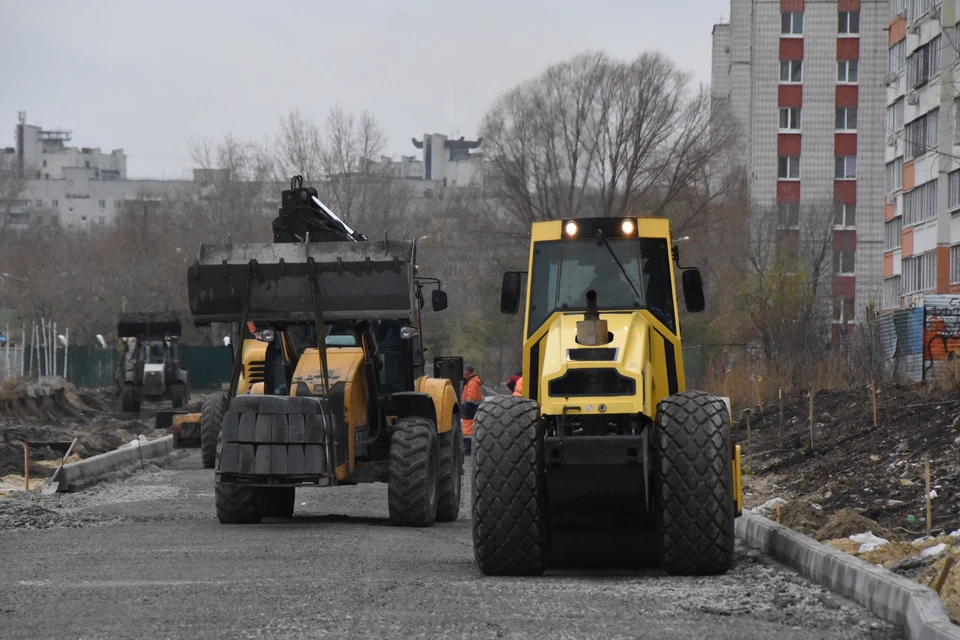 Строительство дороги вошло в завершающую стадию
