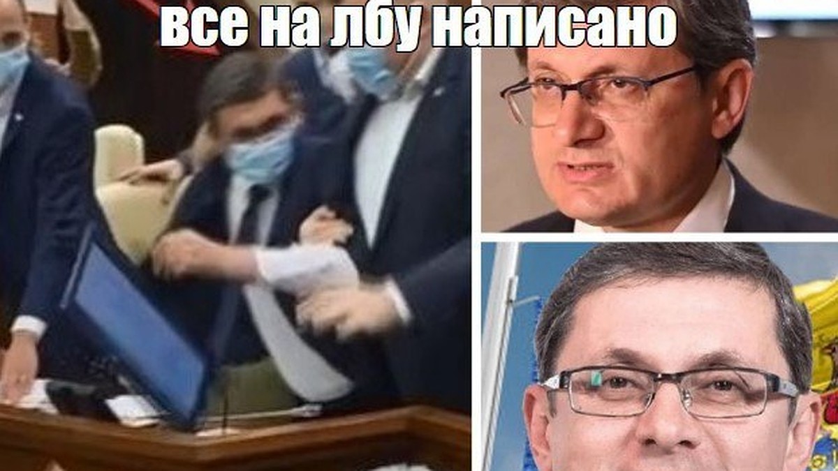 У вас, кстати, гражданин Гросу, лобик тоже не шахтерский: Спикер парламента  по внешнему виду способен определить, кто враг Молдовы, а кто 