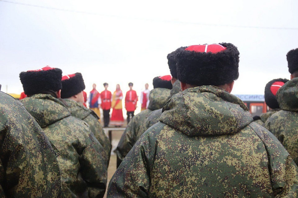 Более 100 казаков направились на Донбасс. Фото: пресс-служба администрации Краснодарского края