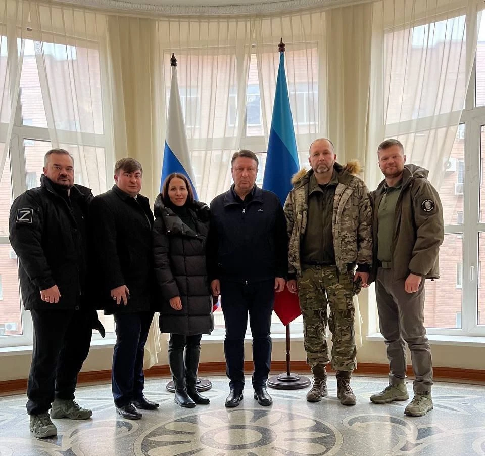 Олег Лавричев встретился с военнослужащими нижегородцами на территории ЛНР ФОТО: телеграм-канал Олега Лавричева