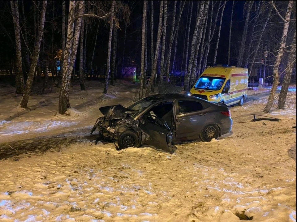 Водитель выехал на встречку