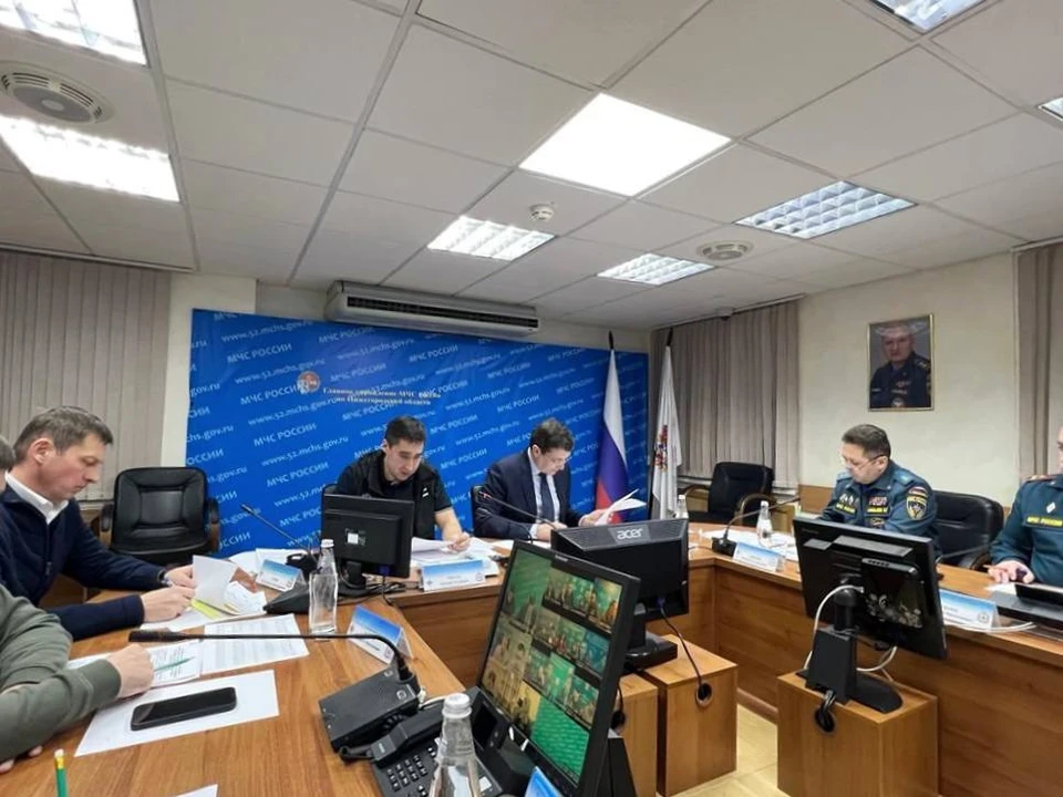 Замглавы министерства энергетики Евгений Грабчак приехал в Богородск, чтобы помочь жителям. Фото: телеграм-канал Минэнерго России