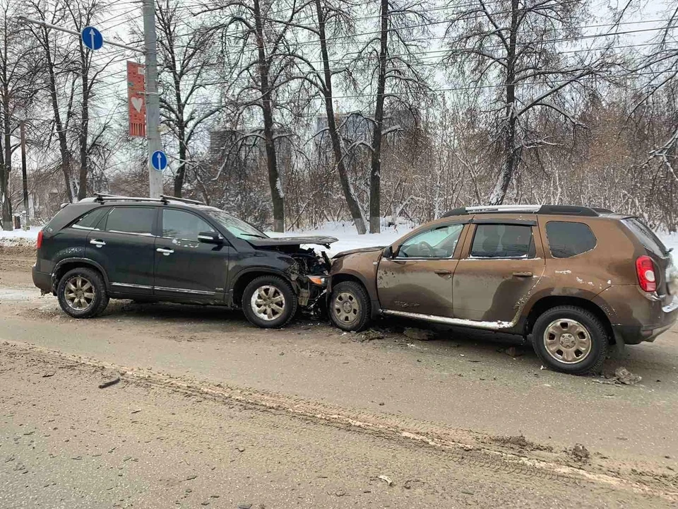 Водитель Киа Соренто не справился с управлением. Фото: 1 отдел УГИБДД МВД по Удмуртии