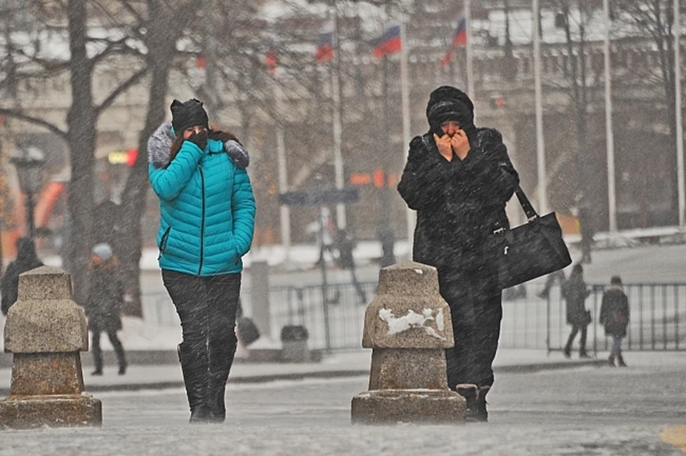 Мороз и сильный ветер обещают в Ростове-на-Дону