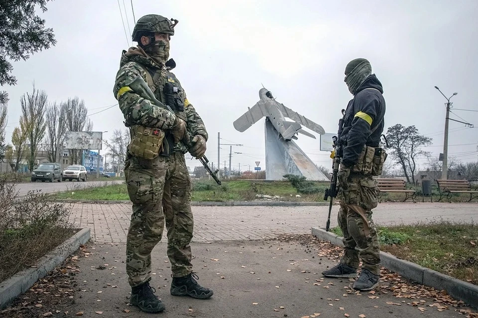 Военнослужащие ВСУ в Артемовске